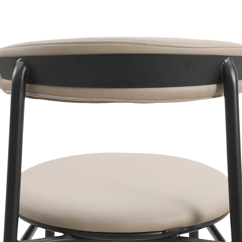 5 Round cushion seat ding chair