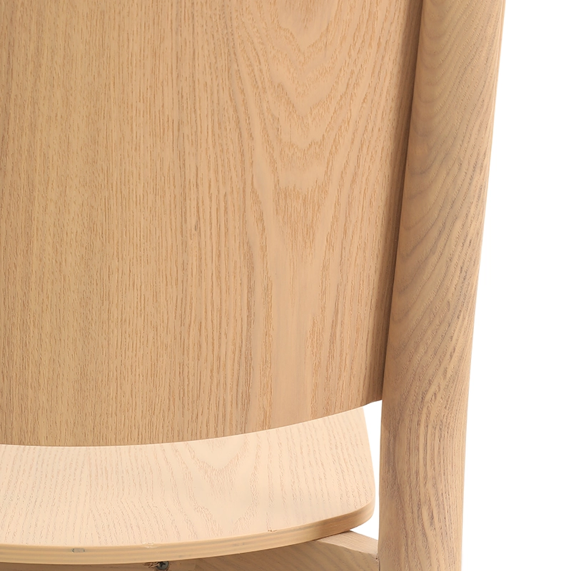 6 Wooden dining chair with bent plywood seat and back