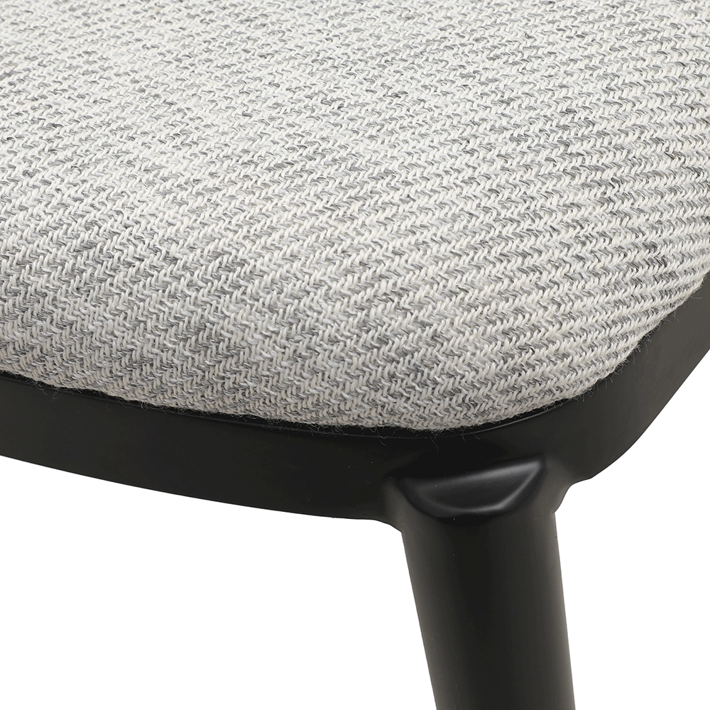 8 High back dining chair with cushion seat and back