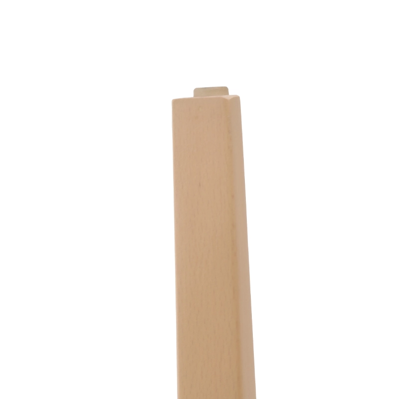9 Wooden frame dining chair with plastic seat and back