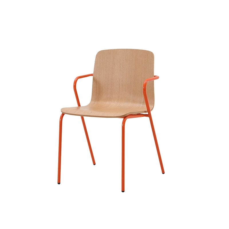 DC-1877 (1) Bent plywood seat school chair
