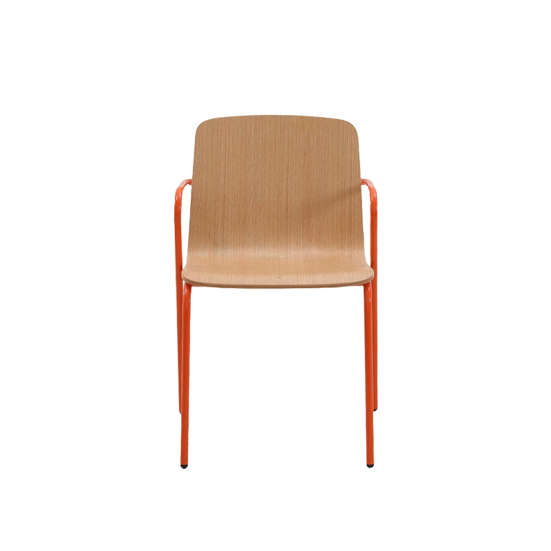 DC-1877 (2) Bent plywood seat school chair