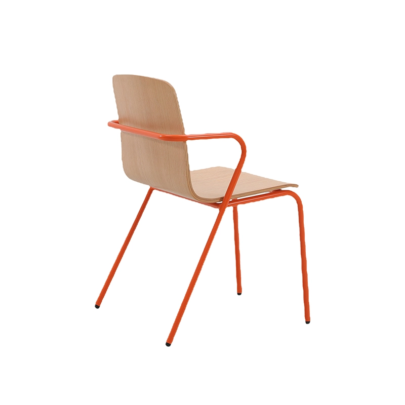 DC-1877 (4) Bent plywood seat school chair